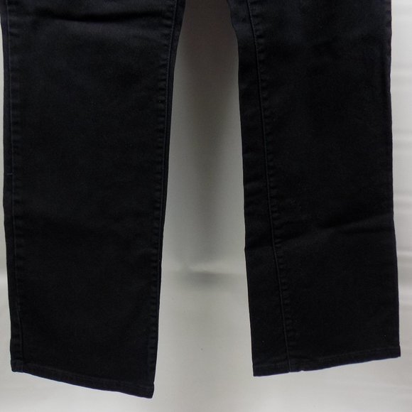 Levi's 550 Relaxed Boot Cut Black Jeans Size 10M - Picture 6 of 10